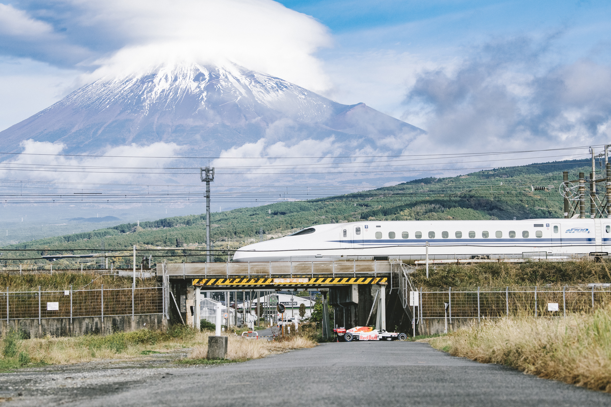 富士山×新幹線×F1